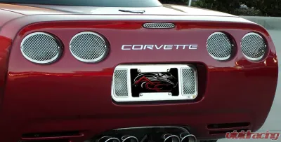 American Car Craft Rear Bumper Letters Polished Corvette GML Chevrolet Corvette 1997-2004 - ACC-032049