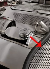 American Car Craft 2Pc Perforated Stainless Steel Wiper Cowl Cover Chevrolet Corvette C5 | Z06 1997-2004                                     - ACC-033013 - Image 2