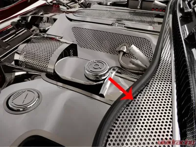 American Car Craft 2Pc Perforated Stainless Steel Wiper Cowl Cover Chevrolet Corvette C5 | Z06 1997-2004 - ACC-033013