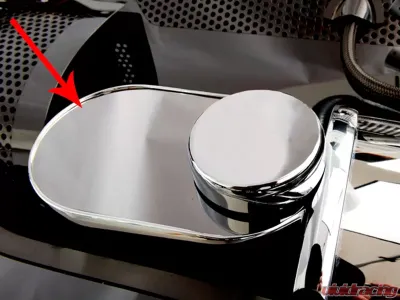 American Car Craft Polished Stainless Steel Brake Master Cylinder Cover w/Cap Cover Chevrolet Corvette C5 | Z06 1997-2004 - ACC-033014