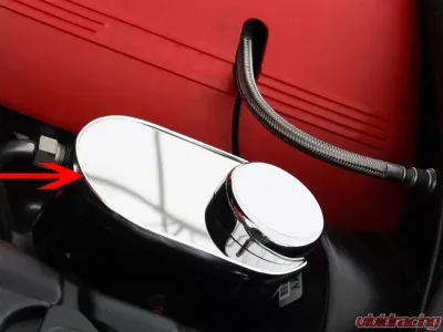 American Car Craft Polished Stainless Steel Brake Master Cylinder Cover w/Cap Cover Chevrolet Corvette C5 | Z06 1997-2004 - ACC-033014