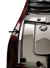 American Car Craft 4Pc Polished Inner Fender Liners w/Top Caps Chevrolet Corvette C5 | Z06 1997-2004                                     - ACC-033027 - Image 3
