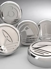 American Car Craft Executive Series 5Pc Factory Automatic Cap Cover Set Chevrolet Corvette C5 1997-2004                                     - ACC-033045 - Image 3