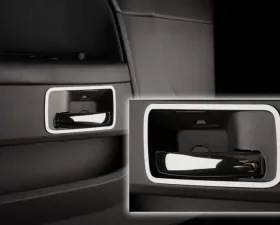 American Car Craft 2Pc Brushed Stainless Steel Door Handle Trim Dodge Challenger 2008-2014