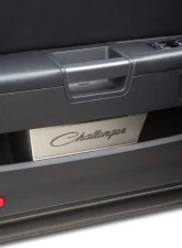 American Car Craft 2Pc Brushed Stainless Door Badge Plate w/Etched Challenger Classic Script Dodge Challenger 2008-2014                                     - ACC-151032 - Image 2
