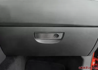 American Car Craft Polished Stainless Trim Carbon Fiber Glove Box Trim Dodge Challenger 5.7L | SRT8 2008-2014 - ACC-151044