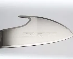 American Car Craft Brushed Stainless Steel Door Badges w/SRT Inlay Dodge Challenger 2015-2023