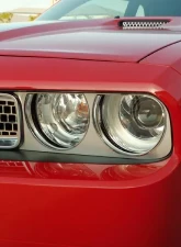 American Car Craft Brushed Stainless Steel Headlight Surrounds Dodge Challenger 5.7L | SRT8 2008-2014                                     - ACC-152001 - Image 3