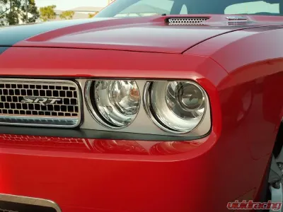 American Car Craft Brushed Stainless Steel Headlight Surrounds Dodge Challenger 5.7L | SRT8 2008-2014 - ACC-152001