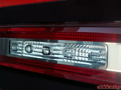 American Car Craft Brushed Stainless Steel Tail Light Insert Trim Plate Dodge Challenger 5.7L | SRT8 2008-2014 - ACC-152006