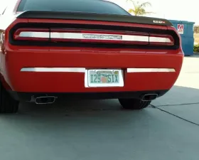 American Car Craft Brushed Stainless Steel Bumper Insert Trim Plate Dodge Challenger 5.7L | SRT8 2008-2014