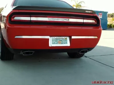 American Car Craft Polished Stainless Steel Bumper Insert Trim Plate Dodge Challenger 5.7L | SRT8 2008-2014 - ACC-152008-P