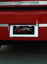 American Car Craft Polished Stainless Steel Tag Back Plate Dodge Challenger 5.7L | SRT8 2008-2014                                     - ACC-152009 - Image 3