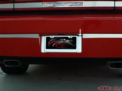 American Car Craft Polished Stainless Steel Tag Back Plate Dodge Challenger 5.7L | SRT8 2008-2014 - ACC-152009