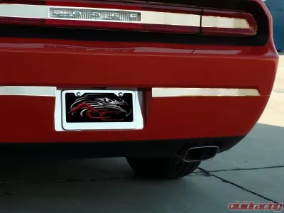 American Car Craft Polished Stainless Steel Tag Back Plate Dodge Challenger 5.7L | SRT8 2008-2014 - ACC-152009