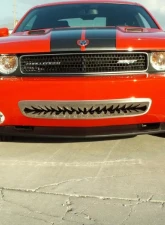 American Car Craft Polished Stainless Steel Shark Tooth Lower Front Grille Dodge Challenger 5.7L | SRT8 2008-2010                                     - ACC-152010 - Image 3
