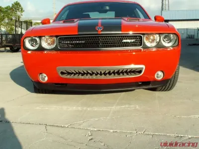 American Car Craft Polished Stainless Steel Shark Tooth Lower Front Grille Dodge Challenger 5.7L | SRT8 2008-2010 - ACC-152010