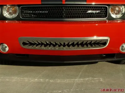 American Car Craft Polished Stainless Steel Shark Tooth Lower Front Grille Dodge Challenger 5.7L | SRT8 2008-2010 - ACC-152010