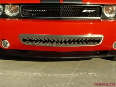 American Car Craft Polished Stainless Steel Shark Tooth Lower Front Grille Dodge Challenger 5.7L | SRT8 2008-2010 - ACC-152010