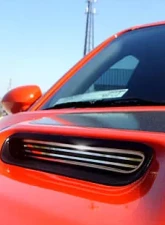 American Car Craft 2Pc Polished Stainless Steel Hood Scoop Billet Style Dodge Challenger 2008-2014                                     - ACC-152012 - Image 3
