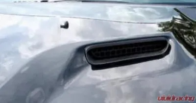 American Car Craft 2Pc Polished Stainless Steel Hood Scoop Billet Style Dodge Challenger 2008-2014 - ACC-152012