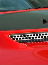 American Car Craft 2Pc Polished Stainless Steel Hood Scoop Grille Overlay Dodge Challenger 2008-2014                                     - ACC-152013 - Image 3