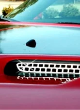American Car Craft 2Pc Polished Stainless Steel Hood Scoop Grille Overlay Dodge Challenger 2008-2014                                     - ACC-152013 - Image 2