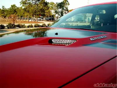 American Car Craft 2Pc Polished Stainless Steel Hood Scoop Grille Overlay Dodge Challenger 2008-2014 - ACC-152013