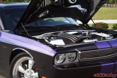 American Car Craft Polished Stainless Steel Grille Overlay Upper Main Dodge Challenger 2008-2014 - ACC-152014