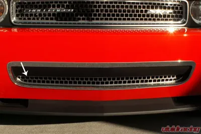 American Car Craft Brushed Stainless Steel Grille Overlay Style Lower Dodge Challenger 2008-2010 - ACC-152015