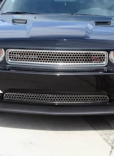 American Car Craft Brushed Stainless Steel Lower Grille Overlay Dodge Challenger 2011-2014                                     - ACC-152016 - Image 3