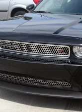 American Car Craft Brushed Stainless Steel Lower Grille Overlay Dodge Challenger 2011-2014                                     - ACC-152016 - Image 2