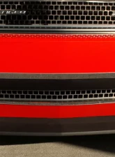 American Car Craft Polished Stainless Steel Lower Grille Overlay Dodge Challenger 2011-2014                                     - ACC-152017 - Image 3