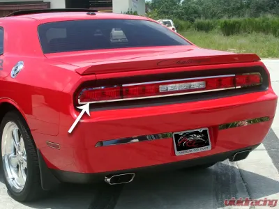 American Car Craft Brushed Stainless Steel Taillight Outer Trim Plate Dodge Challenger 2008-2014 - ACC-152022-B