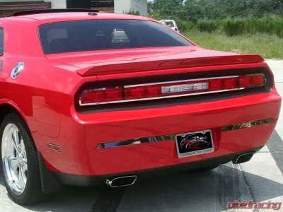 American Car Craft Brushed Stainless Steel Taillight Outer Trim Plate Dodge Challenger 2008-2014 - ACC-152022-B