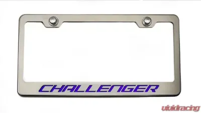 American Car Craft Illuminated Purple Custom License Plate Frame w/Challenger Lettering - ACC-152023-PRPL
