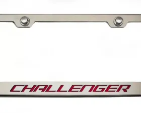 American Car Craft Illuminated Red Custom License Plate Frame w/Challenger Lettering