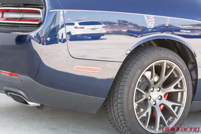 American Car Craft 2Pc Polished Stainless Steel Rear Marker Trim Dodge Challenger 2015-2023 - ACC-152026