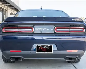 American Car Craft 4Pc Brushed Stainless Steel Tail Light Trim Kit Dodge Challenger 2015-2023