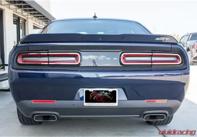 American Car Craft 4Pc Brushed Stainless Steel Tail Light Trim Kit Dodge Challenger 2015-2023 - ACC-152027
