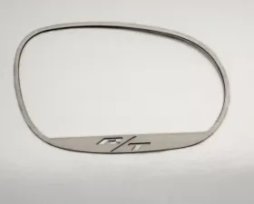 American Car Craft 2Pc Brushed Stainless Steel RT Style Side Mirror Trim Dodge Challenger 2008-2023