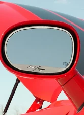 American Car Craft 2Pc Brushed Stainless Steel RT Style Side Mirror Trim Dodge Challenger 2008-2023                                     - ACC-152030 - Image 3