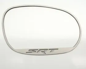 American Car Craft 2Pc Brushed Stainless Steel SRT Side Mirror Trim Dodge Challenger 2008-2023