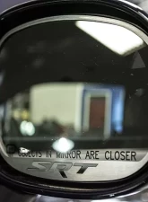 American Car Craft 2Pc Brushed Stainless Steel SRT Side Mirror Trim Dodge Challenger 2008-2023                                     - ACC-152033 - Image 2