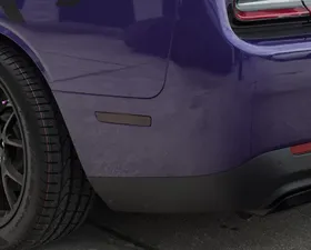 American Car Craft 4Pc Premium Vinyl Film Side Marker Tint/Blackout Kit Dodge Challenger 2015-2019