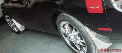 American Car Craft Polished Durable Triple Layer Construction Mud Guards Dodge Challenger 2008-2014 - ACC-152039-P