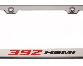 American Car Craft Stainless Steel Custom 392 HEMI License Plate Frame