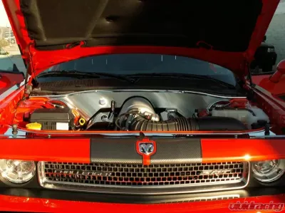 American Car Craft Brushed Stainless Steel False Firewall w/Cap Dodge Challenger SRT8 6.1L 2008-2011 - ACC-153010