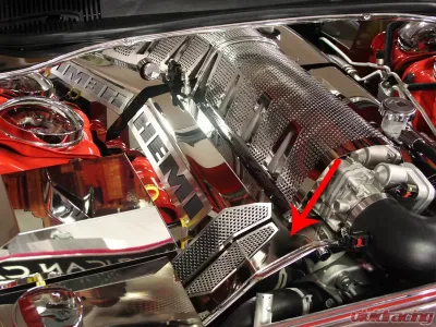 American Car Craft Polished Stainless Steel Engine Harness Cover Dodge Challenger SRT8 2008-2014 - ACC-153015