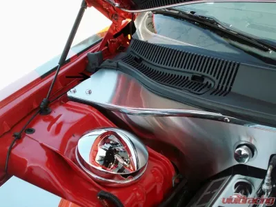 American Car Craft 2Pc Brushed Stainless Steel Firewall Extensions Dodge Challenger 2008-2023 - ACC-153021